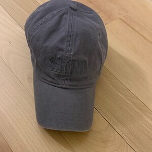 Ganni Charcoal Cap